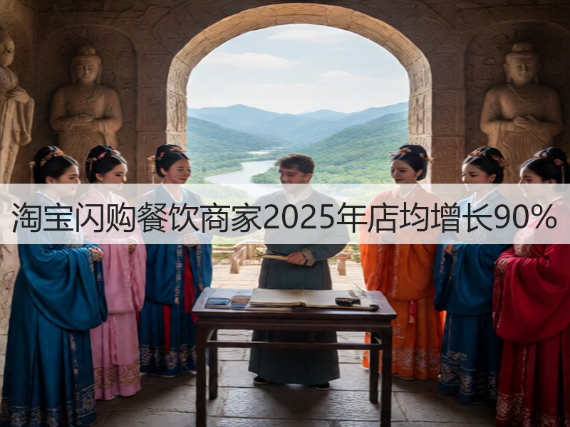 淘宝闪购餐饮商家2025年店均增长90%(图3)