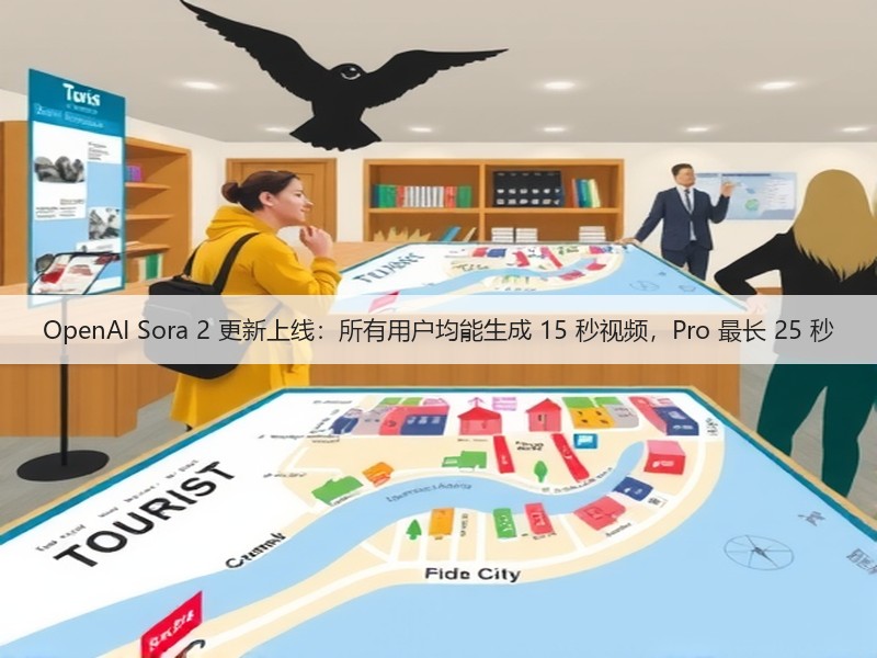 OpenAI Sora 2 更新上线：所有用户均能生成 15 秒视频，Pro 最长 25 秒(图1)