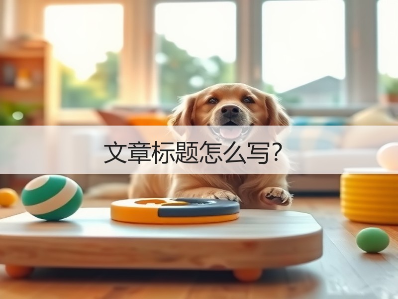 文章标题怎么写？