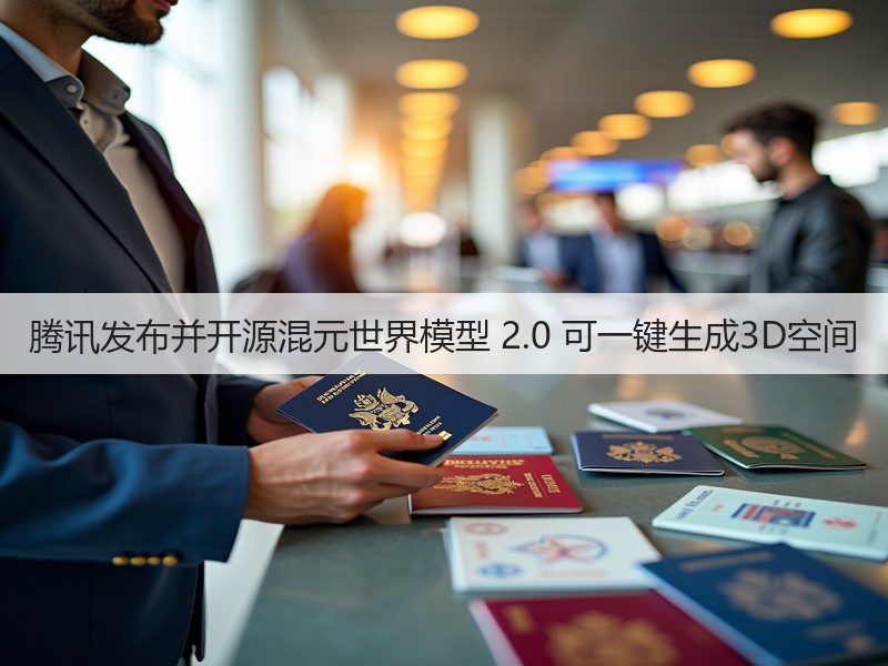 腾讯发布并开源混元世界模型 2.0 可一键生成3D空间(图2)