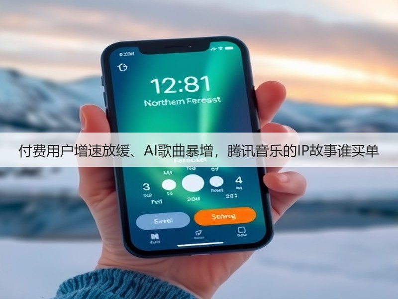 付费用户增速放缓、AI歌曲暴增，腾讯音乐的IP故事谁买单(图2)