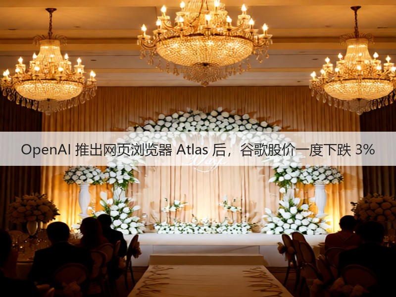 OpenAI 推出网页浏览器 Atlas 后,谷歌股价一度下跌 3%(图3) OpenAI 推出网页浏览器 Atlas 后,谷歌股价一度下跌 3%(图3)