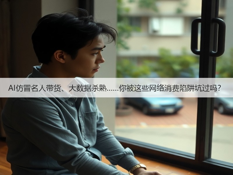 AI仿冒名人带货、大数据杀熟……你被这些网络消费陷阱坑过吗?(图3) AI仿冒名人带货、大数据杀熟……你被这些网络消费陷阱坑过吗?(图3)