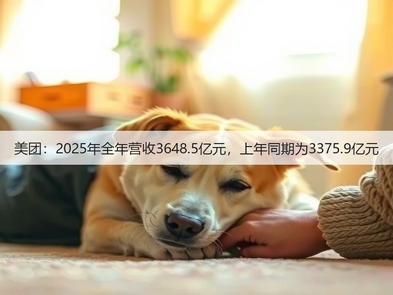 美团：2025年全年营收3648.5亿元，上年同期为3375.9亿元(图3)