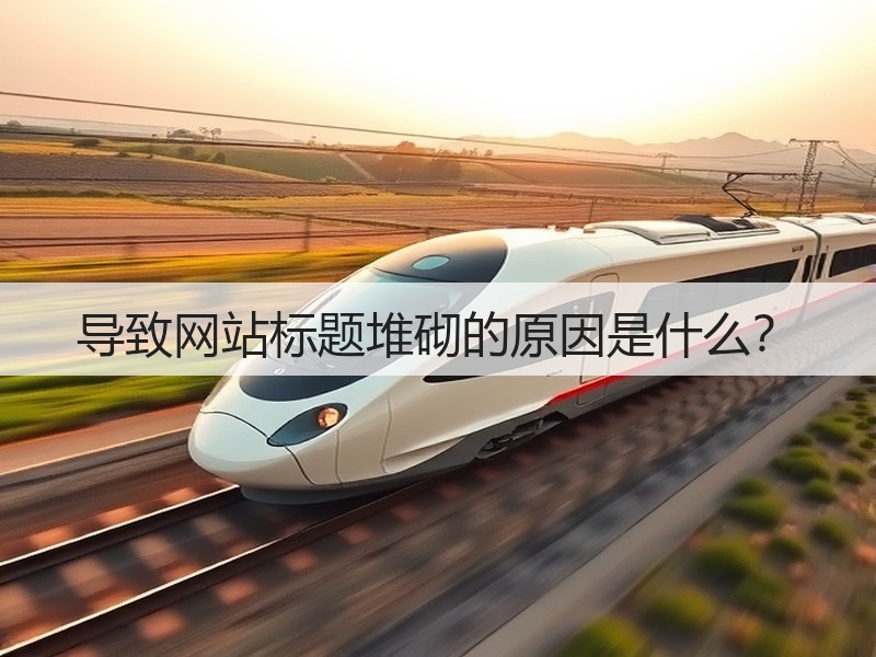 导致网站标题堆砌的原因是什么?(图2) 导致网站标题堆砌的原因是什么?(图2)