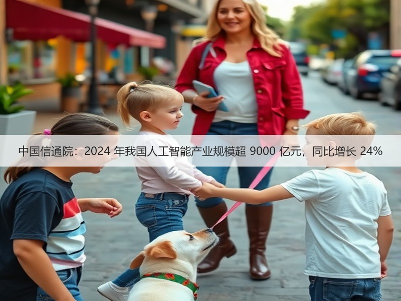 中国信通院:2024 年我国人工智能产业规模超 9000 亿元,同比增长 24%(图2) 中国信通院:2024 年我国人工智能产业规模超 9000 亿元,同比增长 24%(图2)