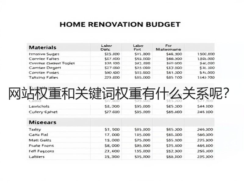 网站权重和关键词权重有什么关系呢？(图3)