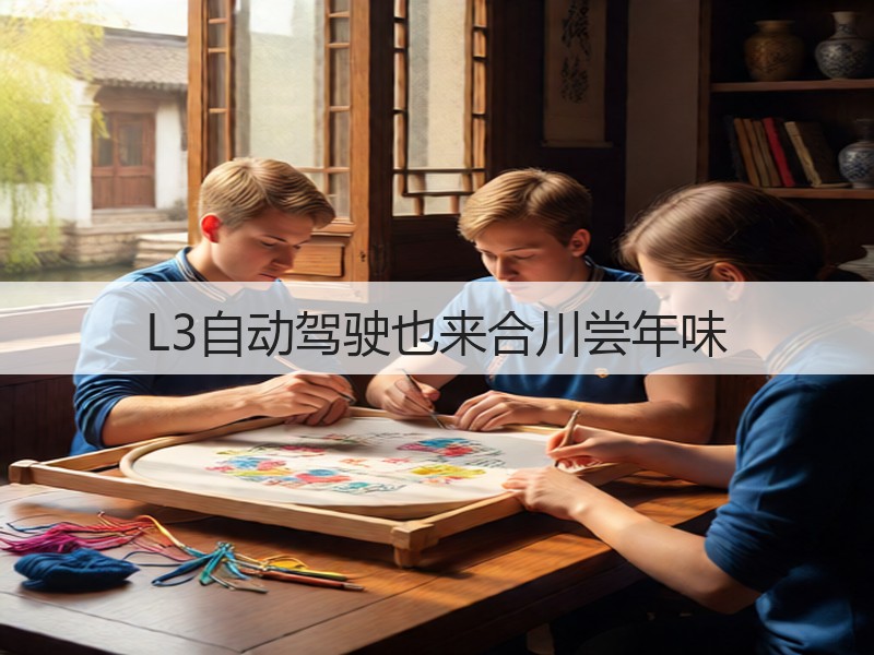 L3自动驾驶也来合川尝年味(图3)