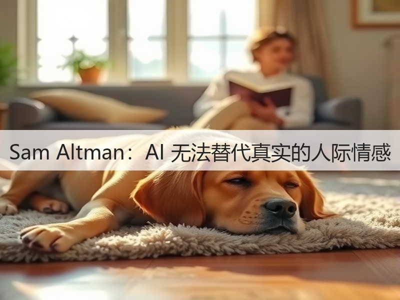 Sam Altman:AI 无法替代真实的人际情感(图3) Sam Altman:AI 无法替代真实的人际情感(图3)