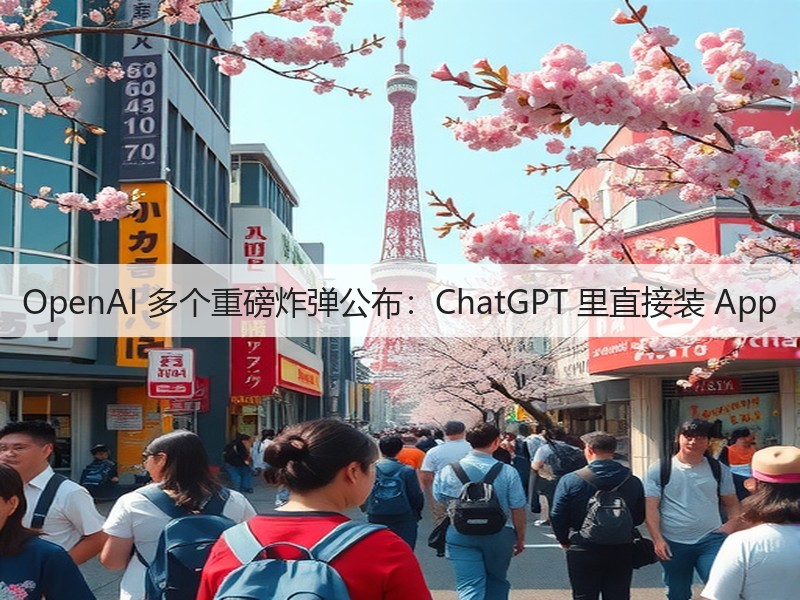 OpenAI 多个重磅炸弹公布:ChatGPT 里直接装 App(图2) OpenAI 多个重磅炸弹公布:ChatGPT 里直接装 App(图2)