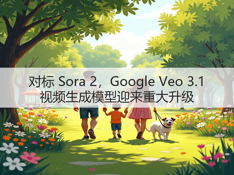 对标 Sora 2,Google Veo 3.1 视频生成模型迎来重大升级(图3) 对标 Sora 2,Google Veo 3.1 视频生成模型迎来重大升级(图3)