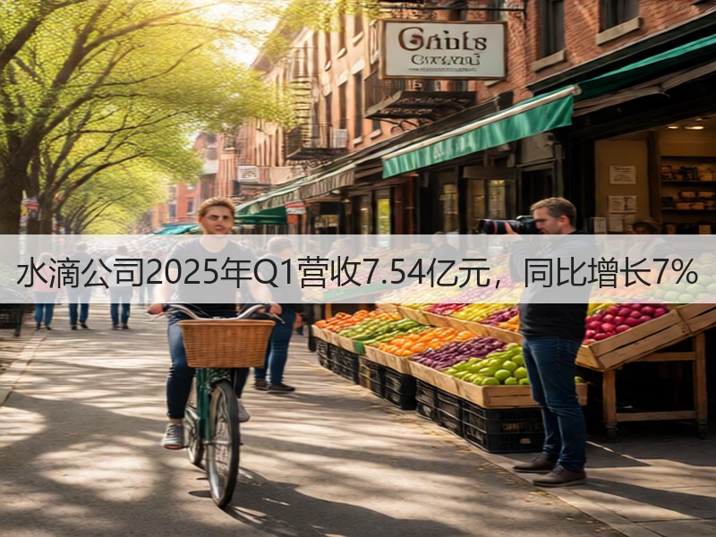 水滴公司2025年Q1营收7.54亿元,同比增长7%(图3) 水滴公司2025年Q1营收7.54亿元,同比增长7%(图3)