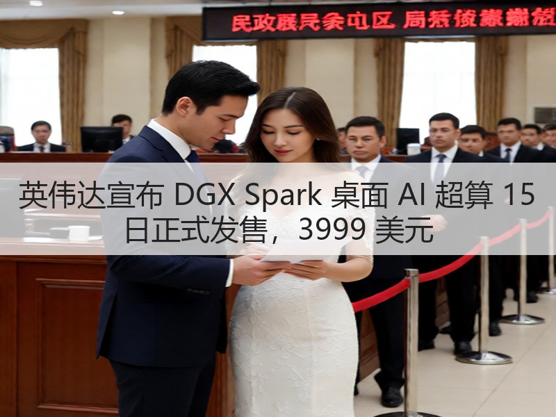 英伟达宣布 DGX Spark 桌面 AI 超算 15 日正式发售,3999 美元(图3) 英伟达宣布 DGX Spark 桌面 AI 超算 15 日正式发售,3999 美元(图3)