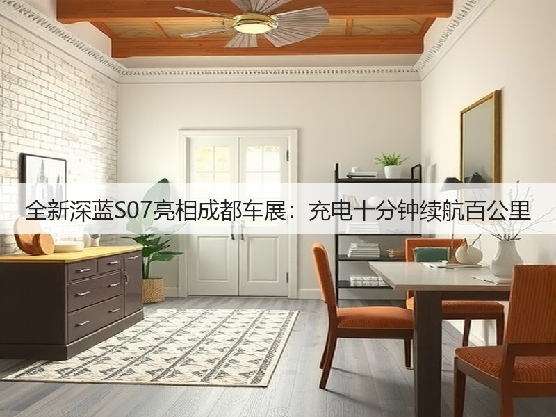 全新深蓝S07亮相成都车展：充电十分钟续航百公里(图2)