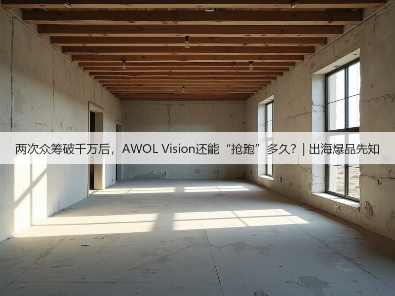 两次众筹破千万后，AWOL Vision还能“抢跑”多久？| 出海爆品先知(图3)