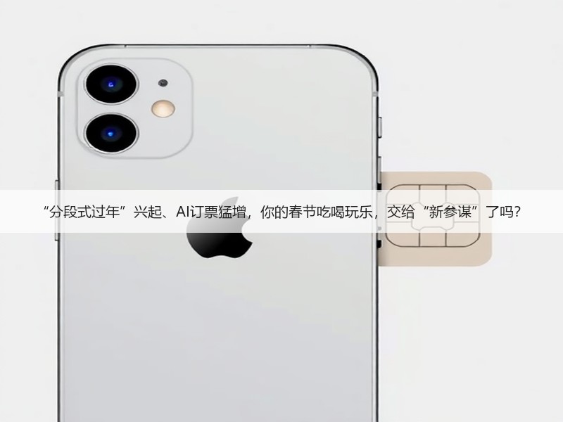 “分段式过年”兴起、AI订票猛增，你的春节吃喝玩乐，交给“新参谋”了吗？(图2)