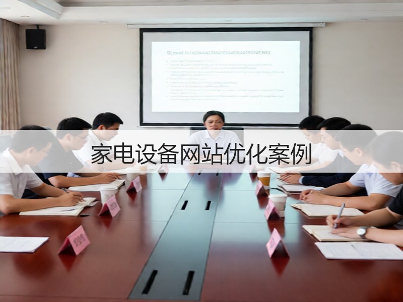 家电设备网站优化案例(图3) 家电设备网站优化案例(图3)