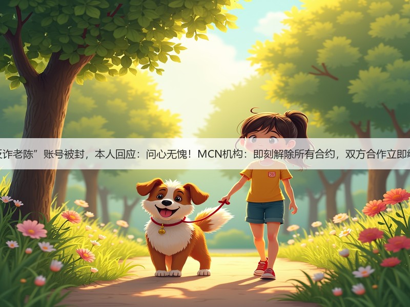 “反诈老陈”账号被封，本人回应：问心无愧！MCN机构：即刻解除所有合约，双方合作立即终止(图2)