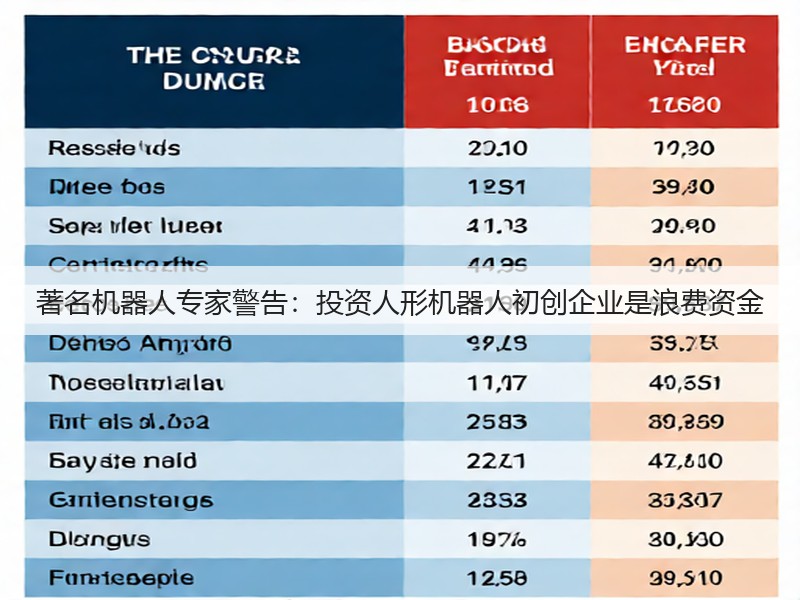著名机器人专家警告:投资人形机器人初创企业是浪费资金(图1) 著名机器人专家警告:投资人形机器人初创企业是浪费资金(图1)