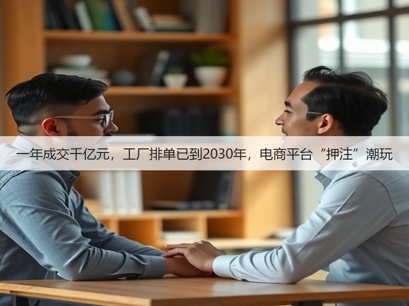 一年成交千亿元，工厂排单已到2030年，电商平台“押注”潮玩(图3)