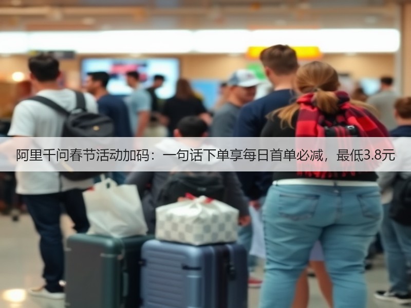 阿里千问春节活动加码：一句话下单享每日首单必减，最低3.8元(图3)