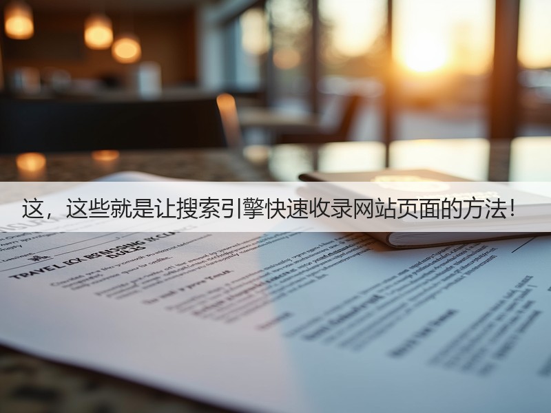 这，这些就是让搜索引擎快速收录网站页面的方法！(图2)