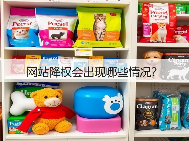 网站降权会出现哪些情况？