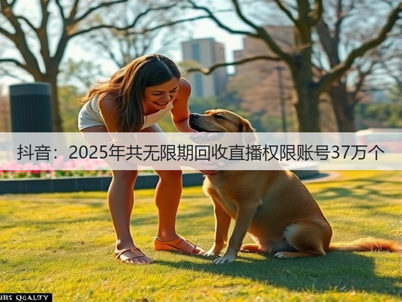 抖音：2025年共无限期回收直播权限账号37万个(图2)