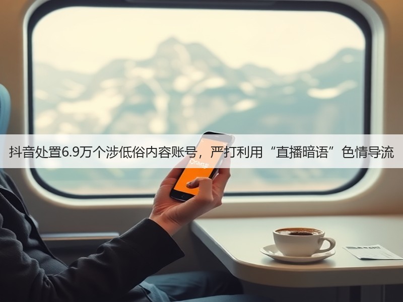 抖音处置6.9万个涉低俗内容账号,严打利用“直播暗语”色情导流(图3) 抖音处置6.9万个涉低俗内容账号,严打利用“直播暗语”色情导流(图3)