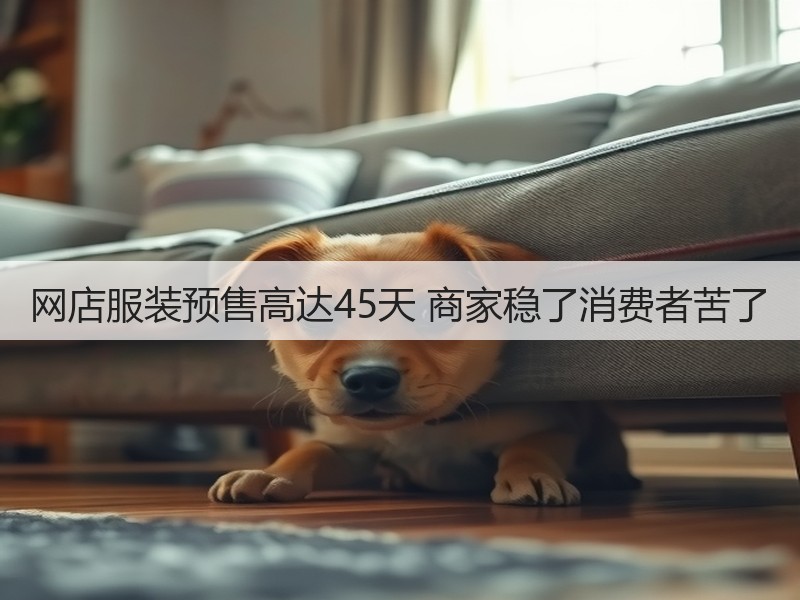 网店服装预售高达45天 商家稳了消费者苦了(图2)
