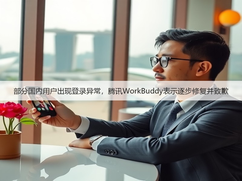 部分国内用户出现登录异常，腾讯WorkBuddy表示逐步修复并致歉(图3)