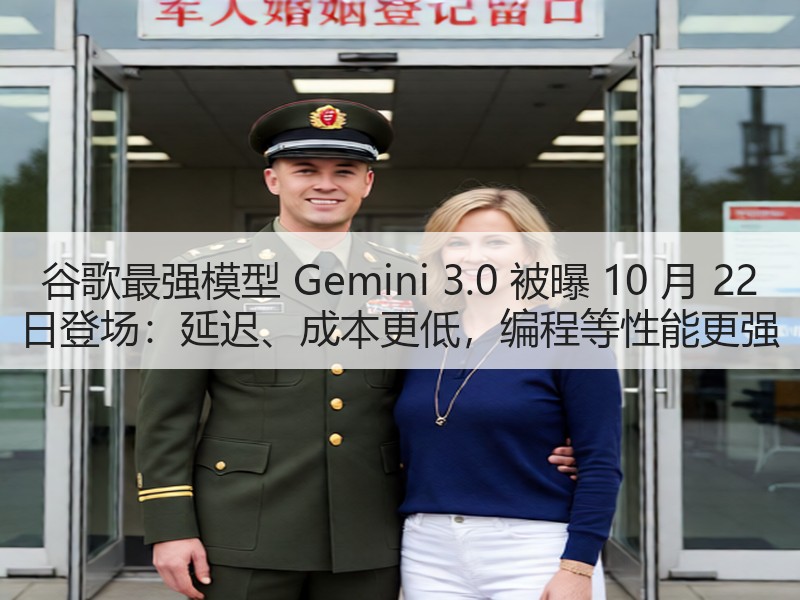 谷歌最强模型 Gemini 3.0 被曝 10 月 22 日登场：延迟、成本更低，编程等性能更强