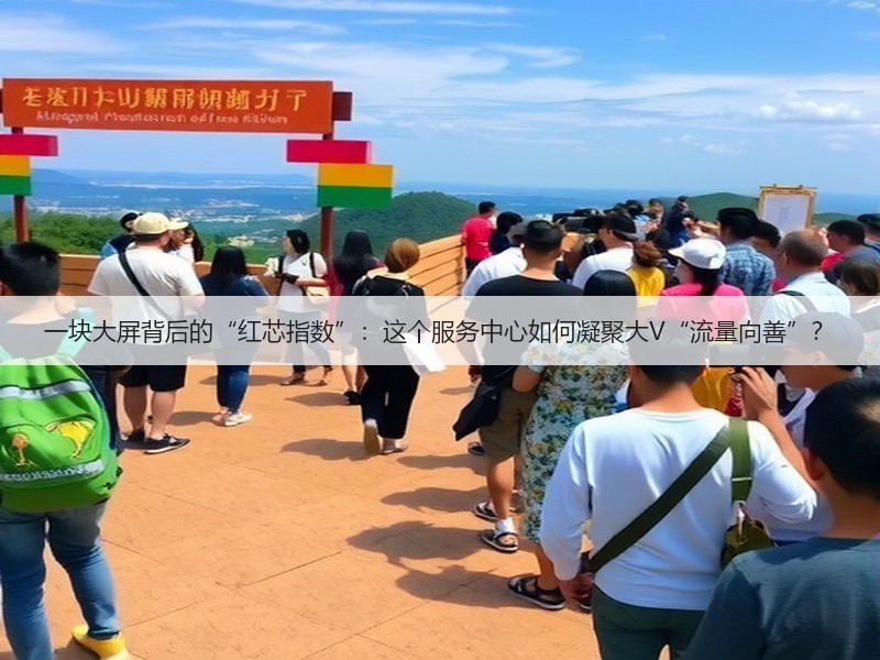 一块大屏背后的“红芯指数”:这个服务中心如何凝聚大V“流量向善”?(图3) 一块大屏背后的“红芯指数”:这个服务中心如何凝聚大V“流量向善”?(图3)