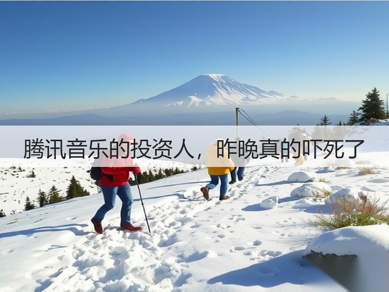 腾讯音乐的投资人，昨晚真的吓死了(图2)