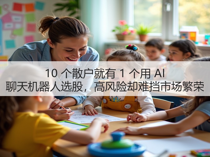 10 个散户就有 1 个用 AI 聊天机器人选股，高风险却难挡市场繁荣(图1)