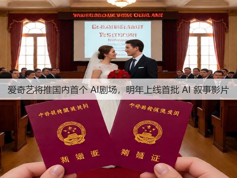 爱奇艺将推国内首个 AI剧场,明年上线首批 AI 叙事影片(图1) 爱奇艺将推国内首个 AI剧场,明年上线首批 AI 叙事影片(图1)