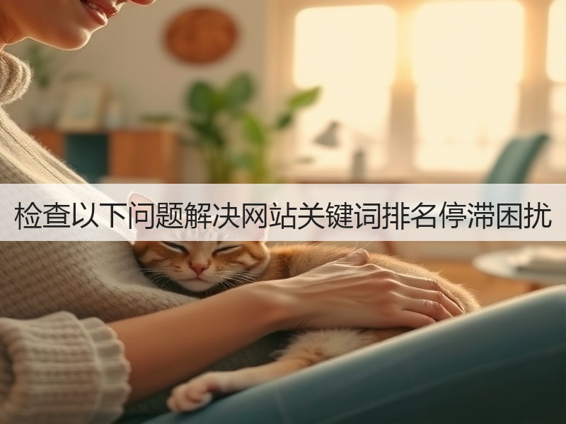 检查以下问题解决网站关键词排名停滞困扰(图3) 检查以下问题解决网站关键词排名停滞困扰(图3)