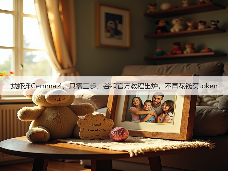 龙虾连Gemma 4，只需三步，谷歌官方教程出炉，不再花钱买token(图2)