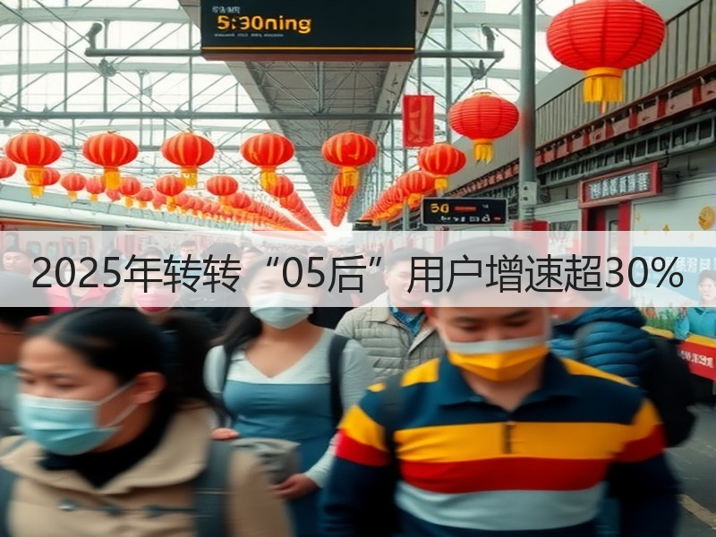 2025年转转“05后”用户增速超30%(图2) 2025年转转“05后”用户增速超30%(图2)