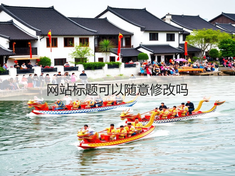 网站标题可以随意修改吗(图2)