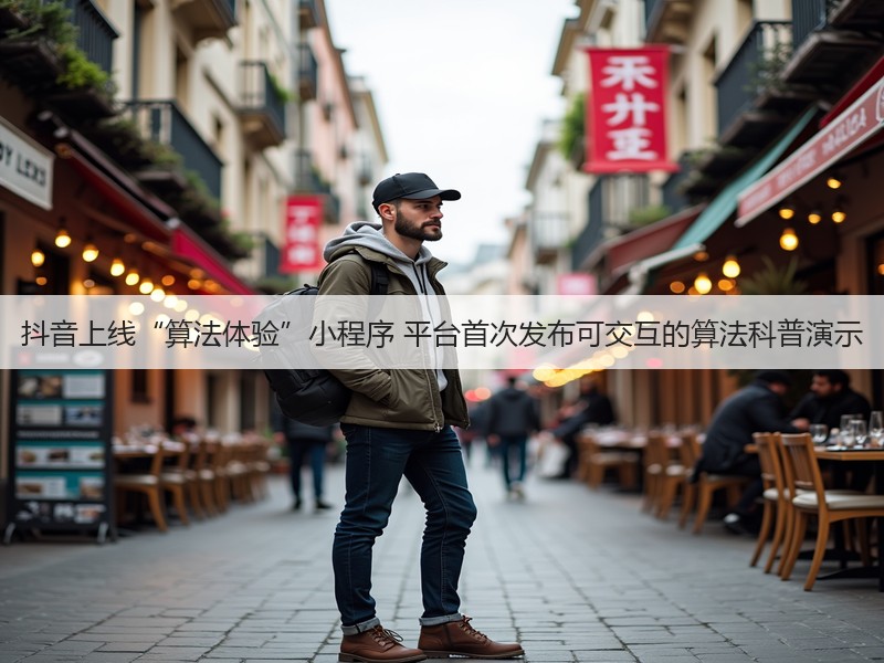 抖音上线“算法体验”小程序 平台首次发布可交互的算法科普演示(图2)