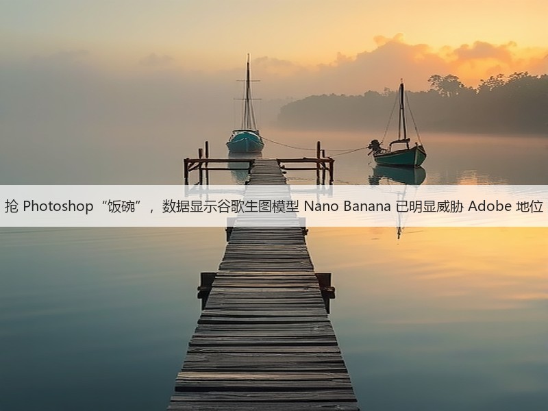 抢 Photoshop“饭碗”,数据显示谷歌生图模型 Nano Banana 已明显威胁 Adobe 地位(图1) 抢 Photoshop“饭碗”,数据显示谷歌生图模型 Nano Banana 已明显威胁 Adobe 地位(图1)