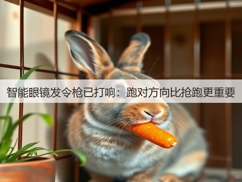 智能眼镜发令枪已打响:跑对方向比抢跑更重要(图3) 智能眼镜发令枪已打响:跑对方向比抢跑更重要(图3)