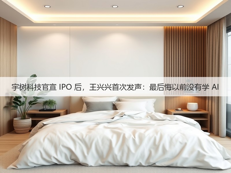 宇树科技官宣 IPO 后,王兴兴首次发声:最后悔以前没有学 AI(图3) 宇树科技官宣 IPO 后,王兴兴首次发声:最后悔以前没有学 AI(图3)