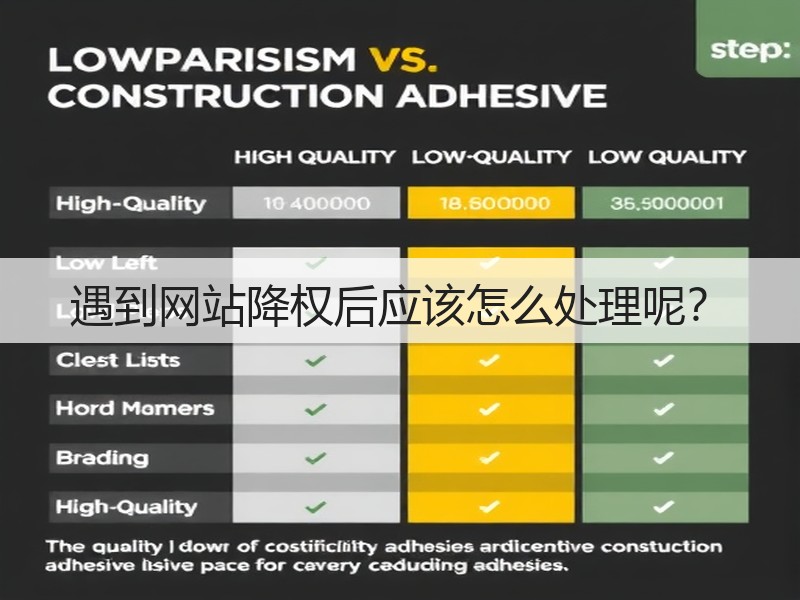 遇到网站降权后应该怎么处理呢？(图2)