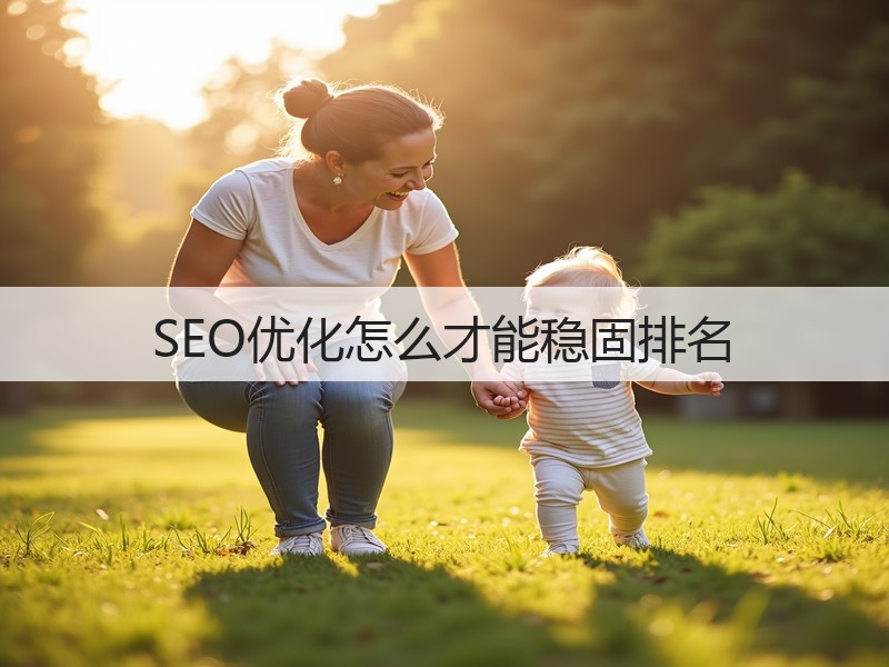 SEO优化怎么才能稳固排名(图2)