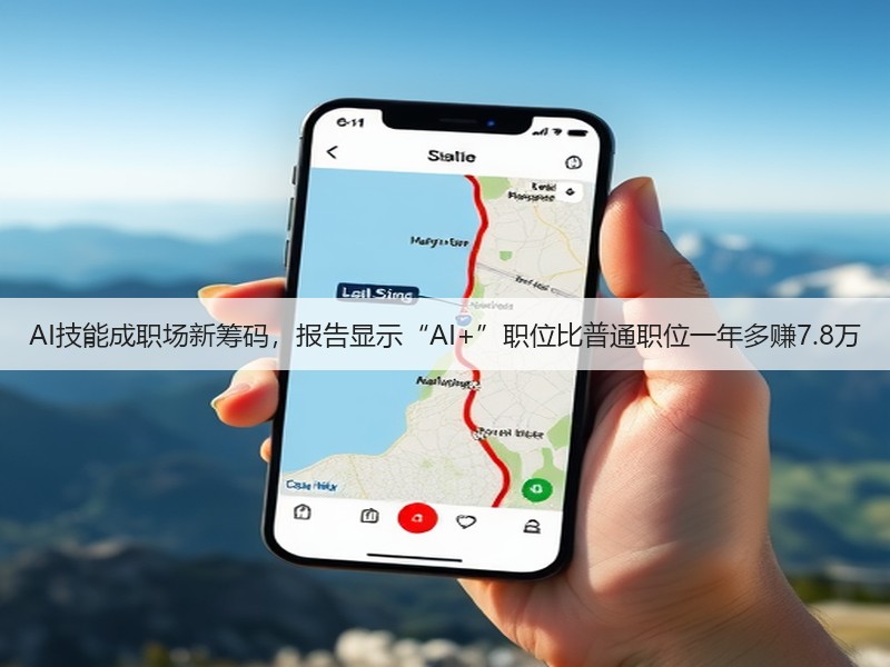 AI技能成职场新筹码,报告显示“AI+”职位比普通职位一年多赚7.8万(图2) AI技能成职场新筹码,报告显示“AI+”职位比普通职位一年多赚7.8万(图2)