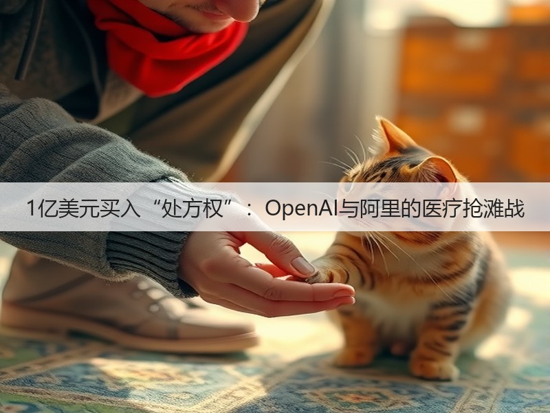 1亿美元买入“处方权”：OpenAI与阿里的医疗抢滩战(图2)