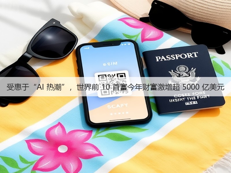 受惠于“AI 热潮”,世界前 10 首富今年财富激增超 5000 亿美元(图2) 受惠于“AI 热潮”,世界前 10 首富今年财富激增超 5000 亿美元(图2)