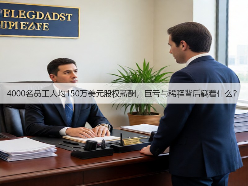 4000名员工人均150万美元股权薪酬，巨亏与稀释背后藏着什么？(图3)
